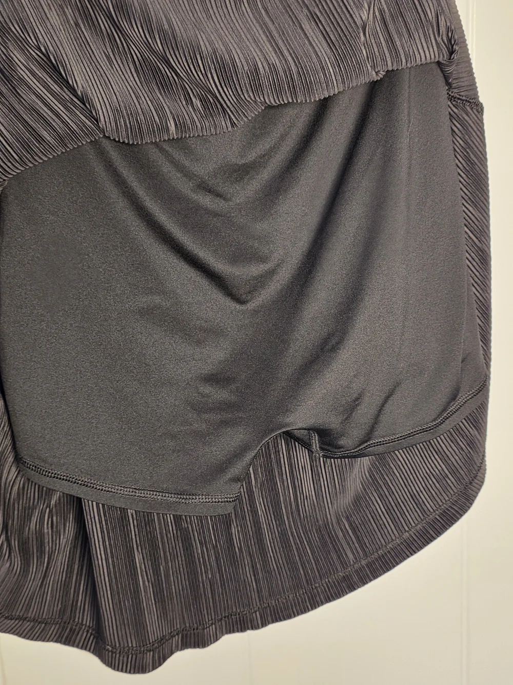 Alo Micro Plisse Lined Tennis Skirt L EUC